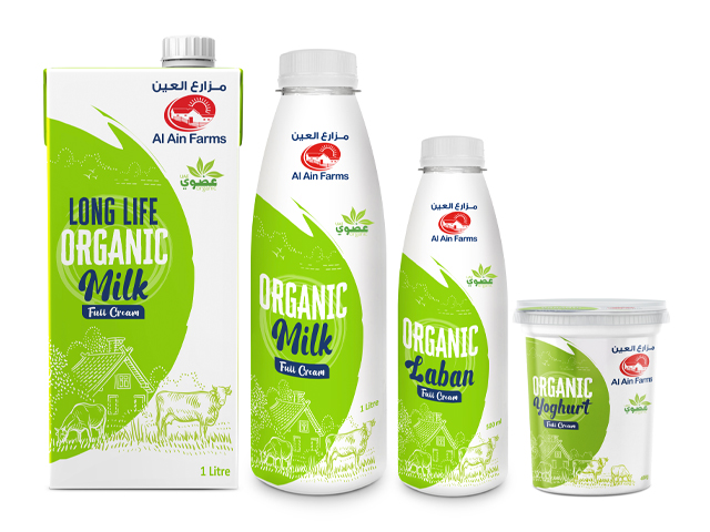 Al Ain Organic Dairy Range