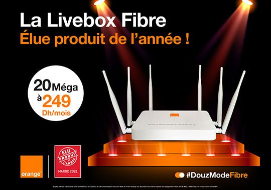 Routeur Livebox fibre optique Orange